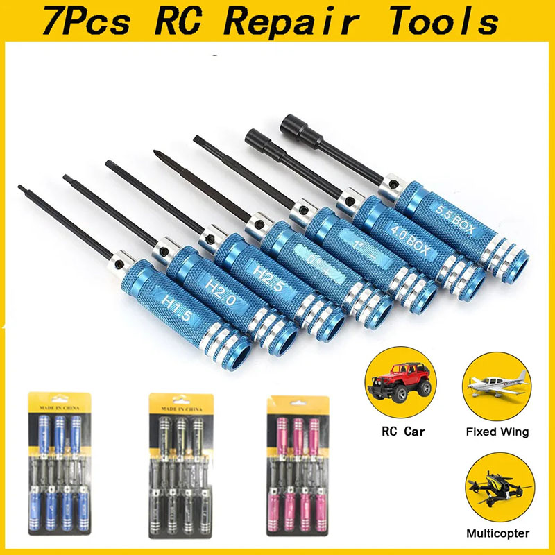 7Pcs 1.5 2.0 2.5mm RC Hex Driv - Fpv Drone Tool Kit 리뷰 및 가격