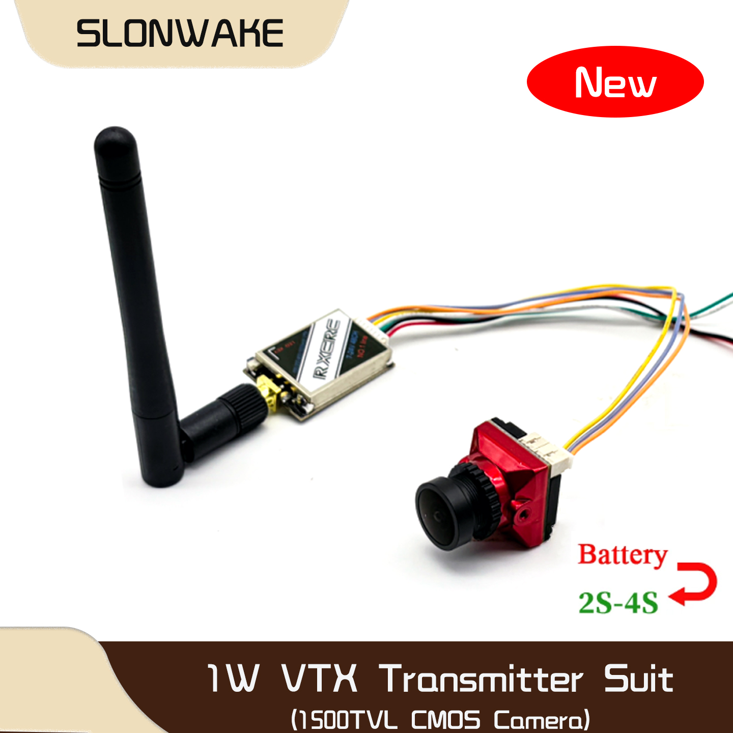 SLONWAKE  5.8G 48CH 1W VTX 100 - Fpv Drone Frame 리뷰 및 가격