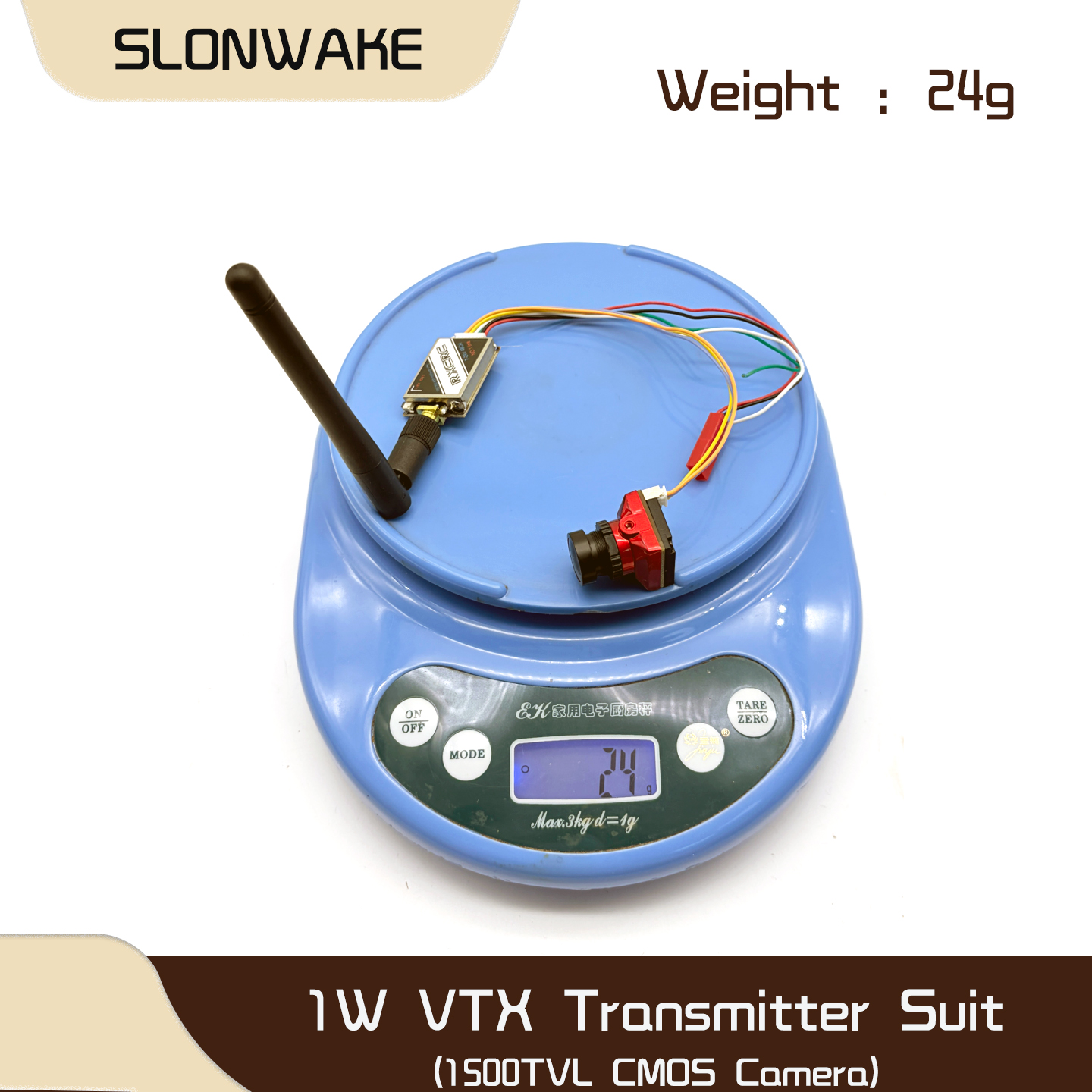 SLONWAKE  5.8G 48CH 1W VTX 100 - Fpv Drone Frame 리뷰 및 가격
