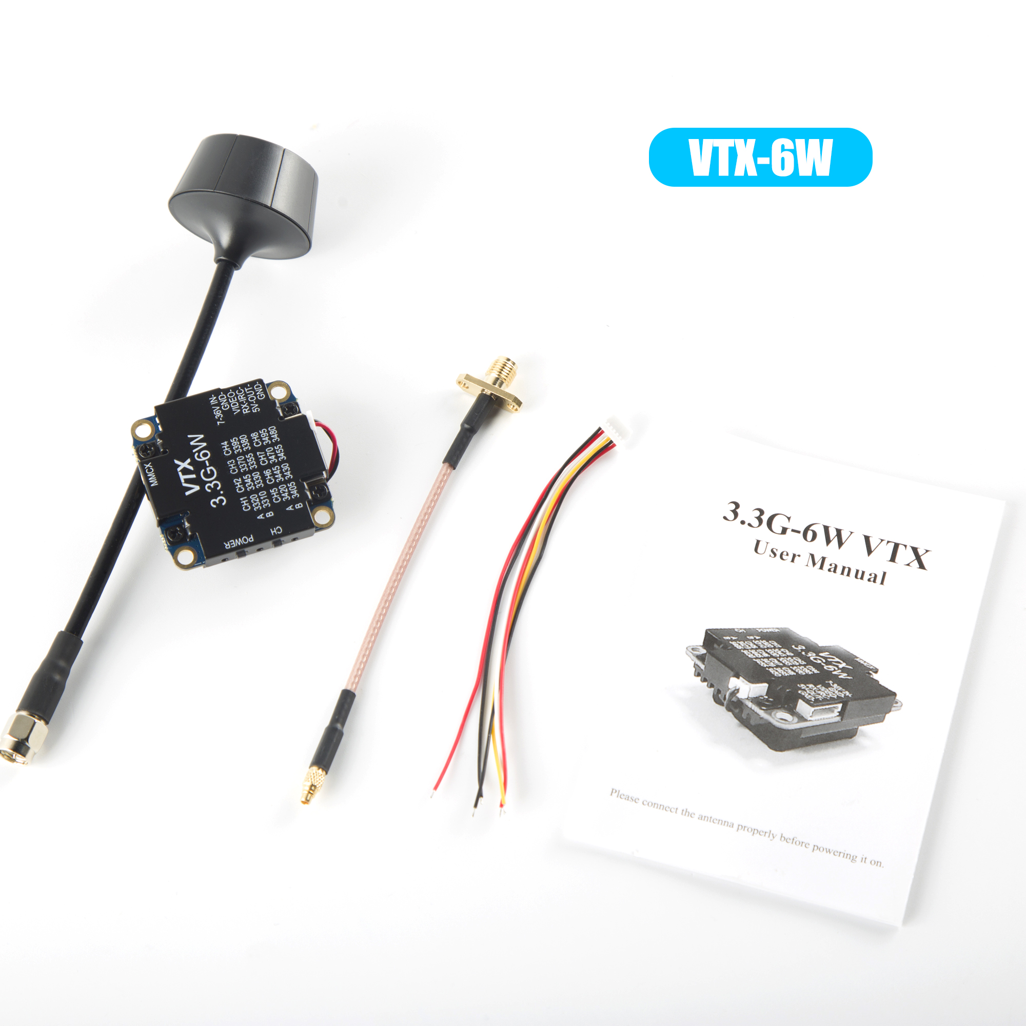 FPV Video Transmitter 3.3G 6W  - Fpv Drone Vtx 리뷰 및 가격